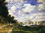 Claude Monet The dock at Argenteuil oil painting picture wholesale
